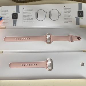 Pink Apple Watch band